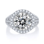 5ct Moissanite Sterling Silver Ring at Marhabu - supplier image 4