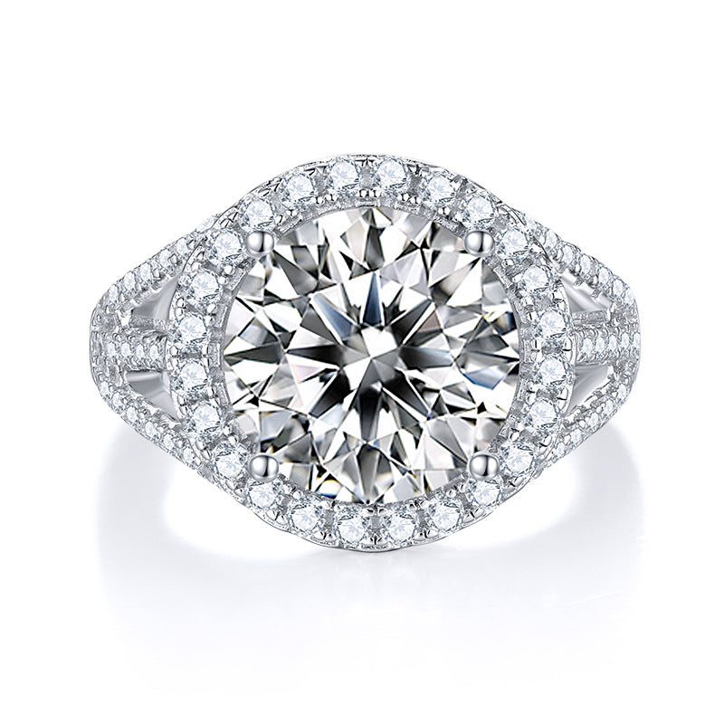 5ct Moissanite Sterling Silver Ring at Marhabu - supplier image 4