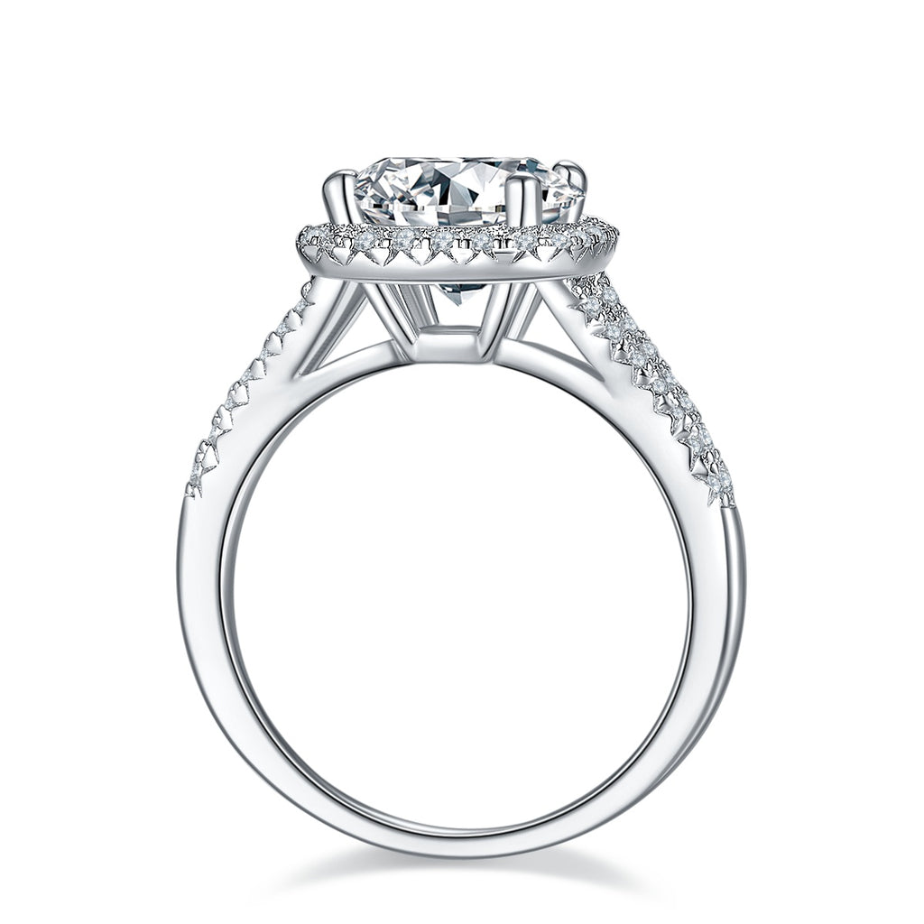 3ct Moissanite Sterling Silver Ring at Marhabu - supplier image 5