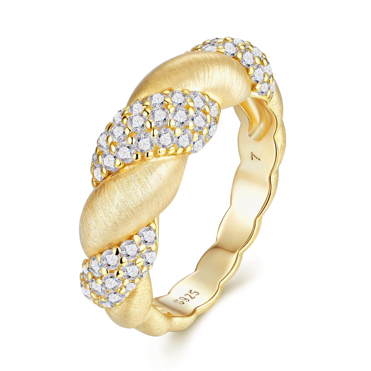 Minimalist Gold-Plated Sterling Silver Ring at Marhabu - supplier image 1