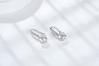 Moissanite Sterling Silver Drop Earrings at Marhabu - supplier image 3