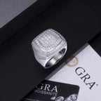 Imperial Men's Moissanite Sterling Silver Ring at Marhabu - supplier image 4