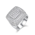 Imperial Men's Moissanite Sterling Silver Ring at Marhabu - supplier image 1