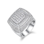 Imperial Men's Moissanite Sterling Silver Ring at Marhabu - supplier image 1