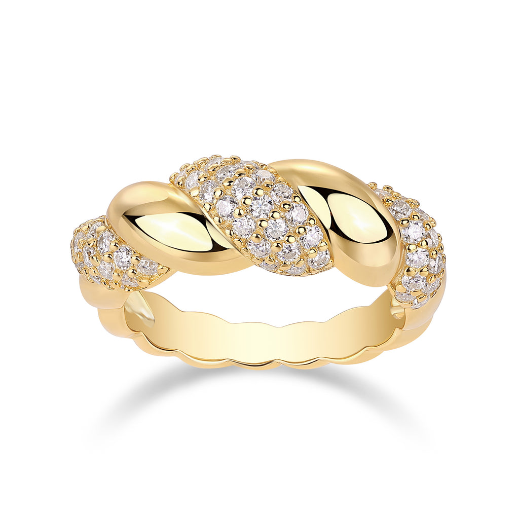 Minimalist Gold-Plated Sterling Silver Ring at Marhabu - supplier image 7