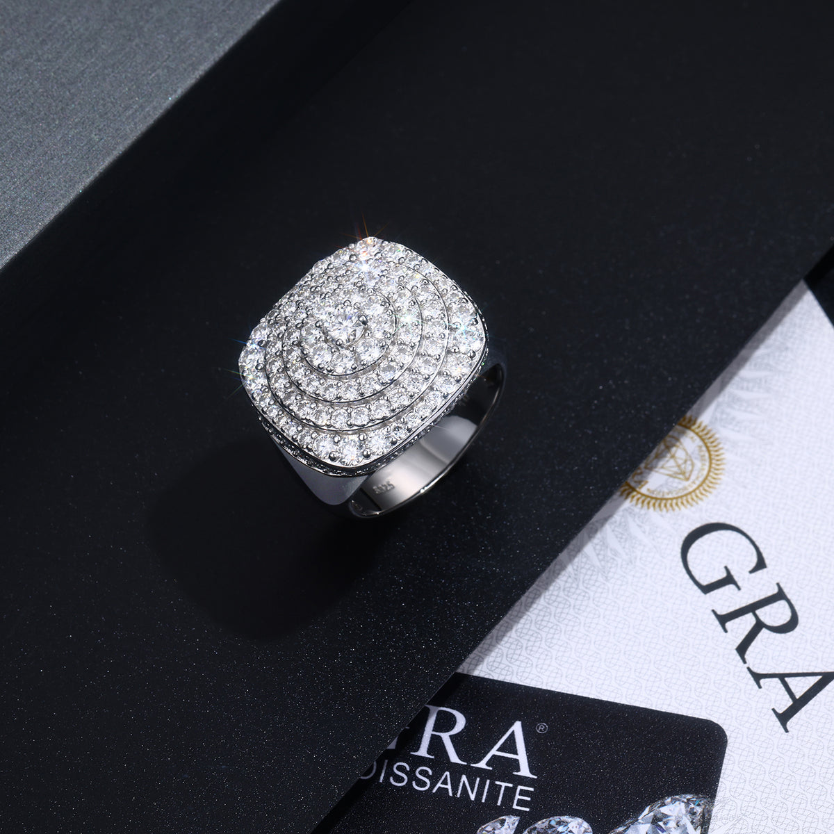Divine Revelation Men's Moissanite Ring at Marhabu - supplier image 3