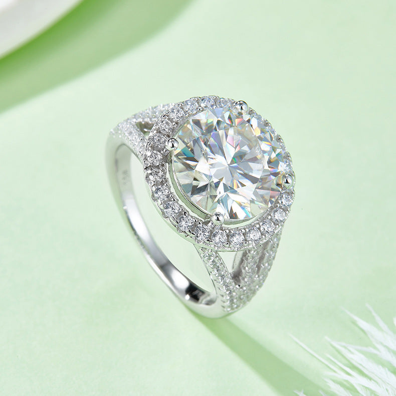 5ct Moissanite Sterling Silver Ring at Marhabu - supplier image 2