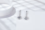 Moissanite Sterling Silver Drop Earrings at Marhabu - supplier image 2