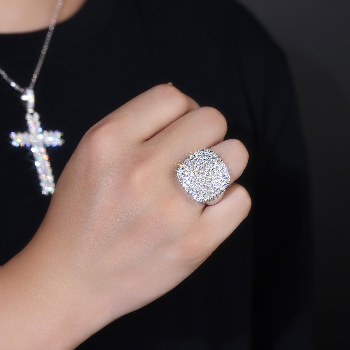 Divine Revelation Men's Moissanite Ring at Marhabu - supplier image 6