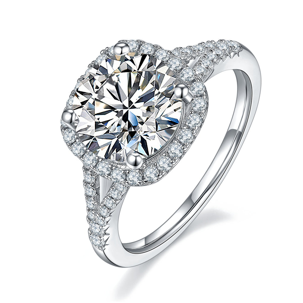 3ct Moissanite Sterling Silver Ring at Marhabu - supplier image 1