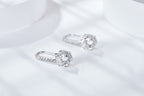 Moissanite Sterling Silver Drop Earrings at Marhabu - supplier image 4