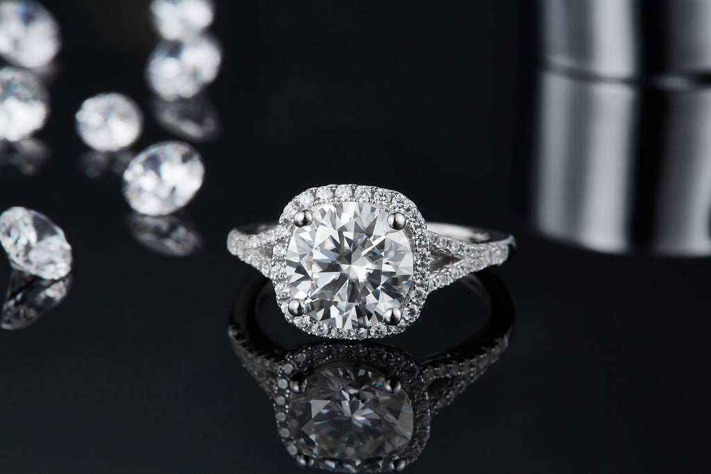 3ct Moissanite Sterling Silver Ring at Marhabu - supplier image 2