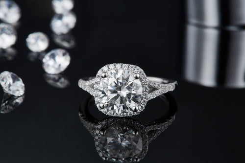 3ct Moissanite Sterling Silver Ring at Marhabu - supplier image 2
