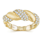 Minimalist Gold-Plated Sterling Silver Ring at Marhabu - supplier image 5