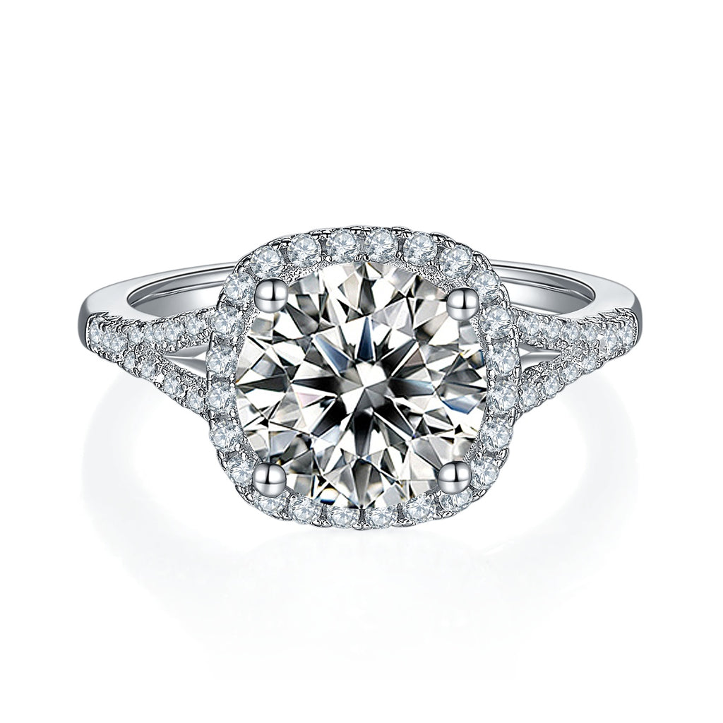 3ct Moissanite Sterling Silver Ring at Marhabu - supplier image 3