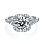 3ct Moissanite Sterling Silver Ring at Marhabu - supplier image 3