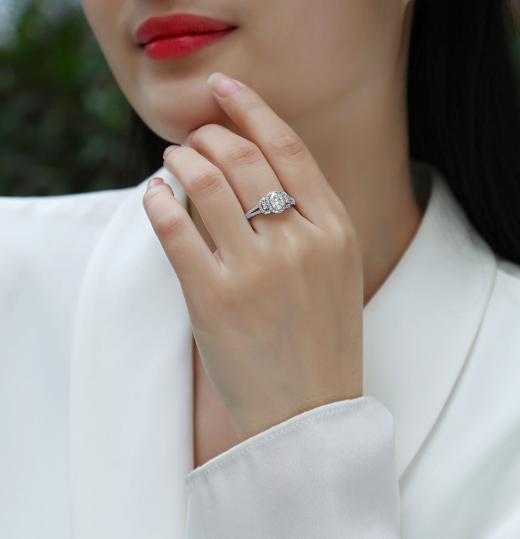 Dream Eden Oval Moissanite Ring at Marhabu - supplier image 7